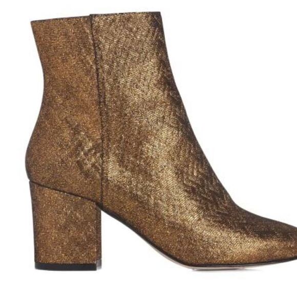 L.K.Bennett London warm gold Lea jourdan ankle boots size 5,5, E U 36 - Picture 4 of 16